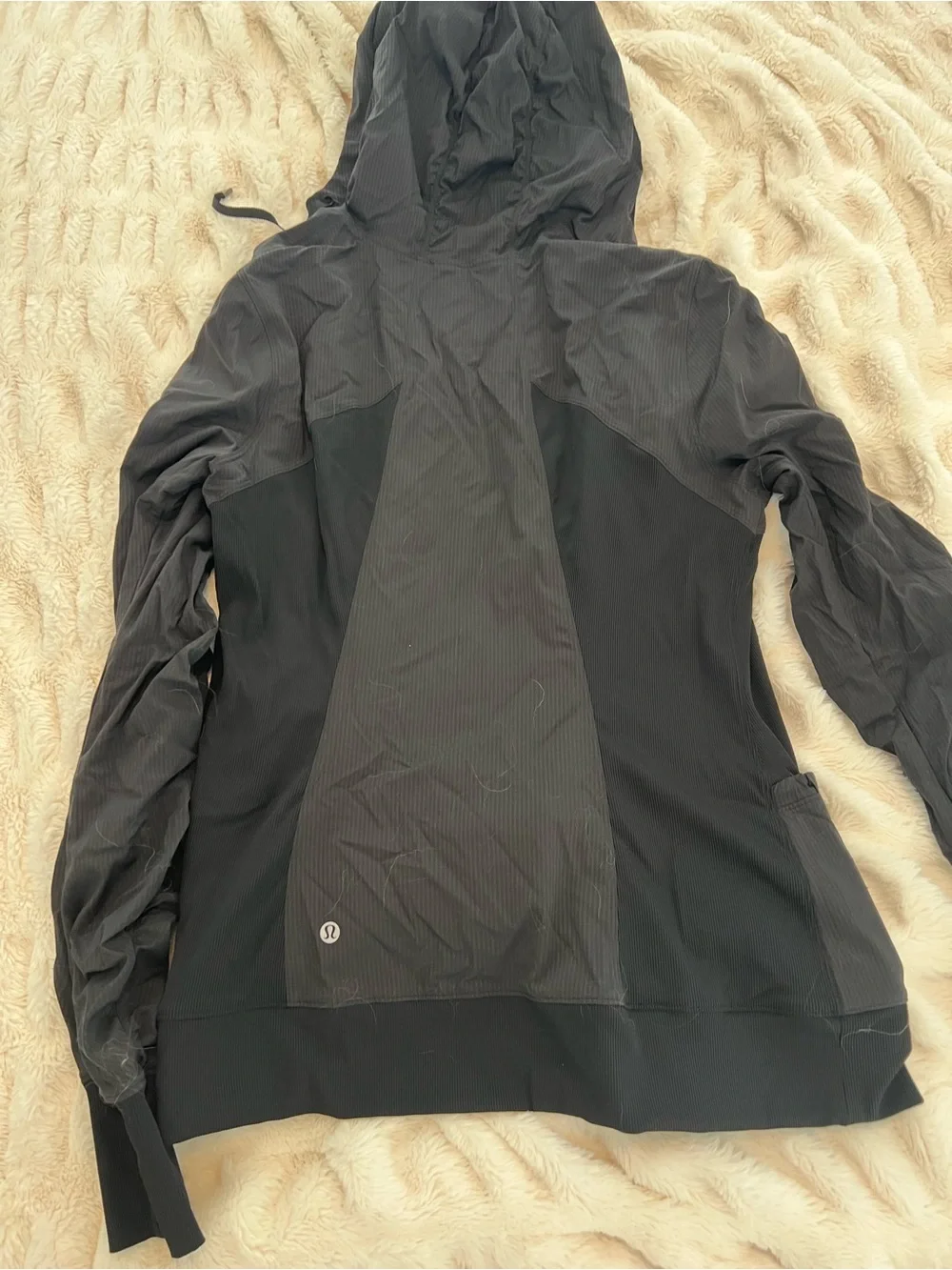 lululemon athletica Black Hooded Utility Jacket - Picture 3 of 3